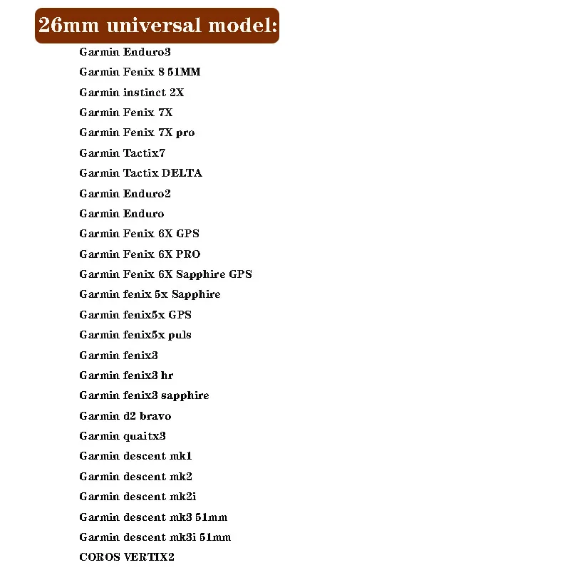 Garmin Fenix ​​8 7 6 5 7X 6X GPS Pro Fenix ​​5 plus/instinct 2 2s/935 945 955 965 용 20/22/26mm 나일론 루프 퀵 핏 밴드 스트랩