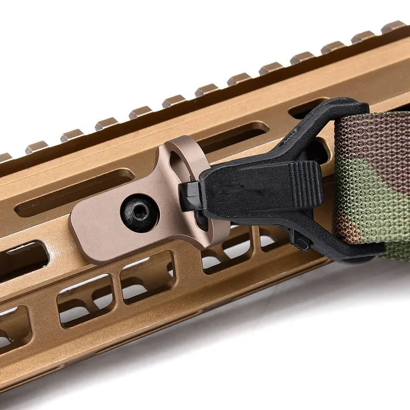 Tactical Quick Sling Shoulder Strap for AEG GBB Keymod Airsoft with QD Sling Mount Adapter And round Butterfly Ring Buckle
