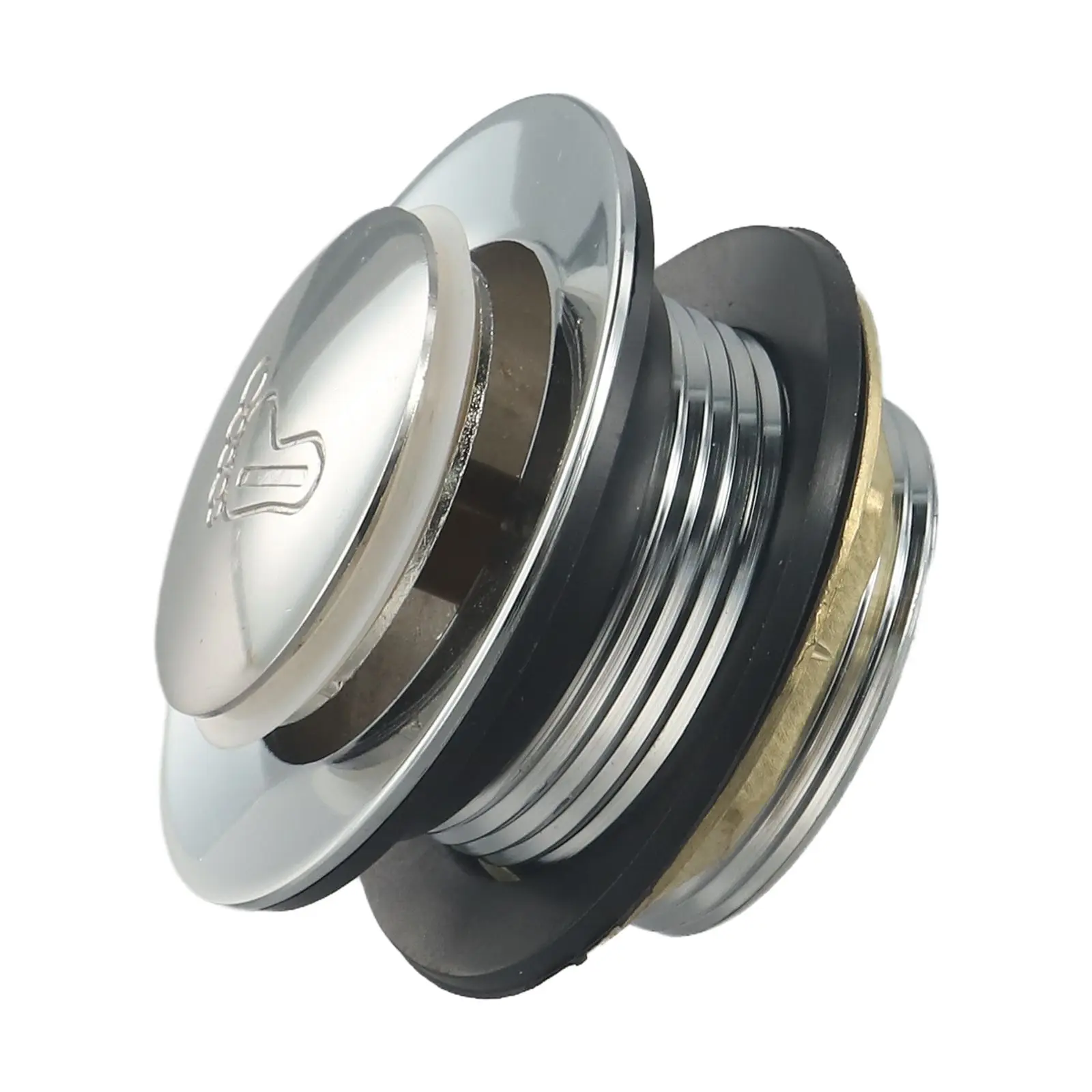 Reliable Shower Tub Bathtub Waste Drain Plug, Easy Installation, Water tight Seal, Silver Color, Ensures Efficient Drainage