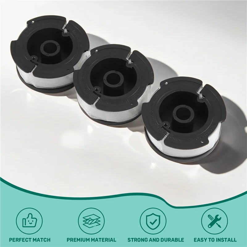 

Сменная катушка триммера HGSW-3 Pack для триммерной лески BLACK+DECKER AF-100-3ZP 30 футов 0,065 дюйма