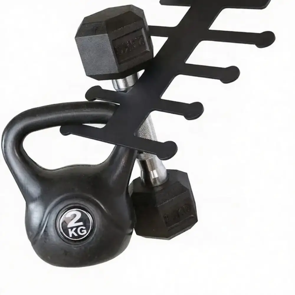 Modern Metal Wall Holder Rack For Gym Accessories Storage Yoga Pull Rope Resistance Band Hanger Home Fitness Organizer