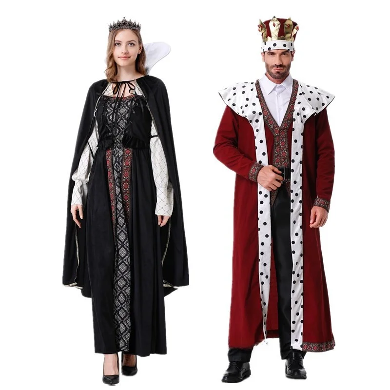 

Костюм для косплея на Хэллоуин для взрослых, танцевальное представление, наряд древнего короля, костюм принца, женский традиционный этнический сценический костюм