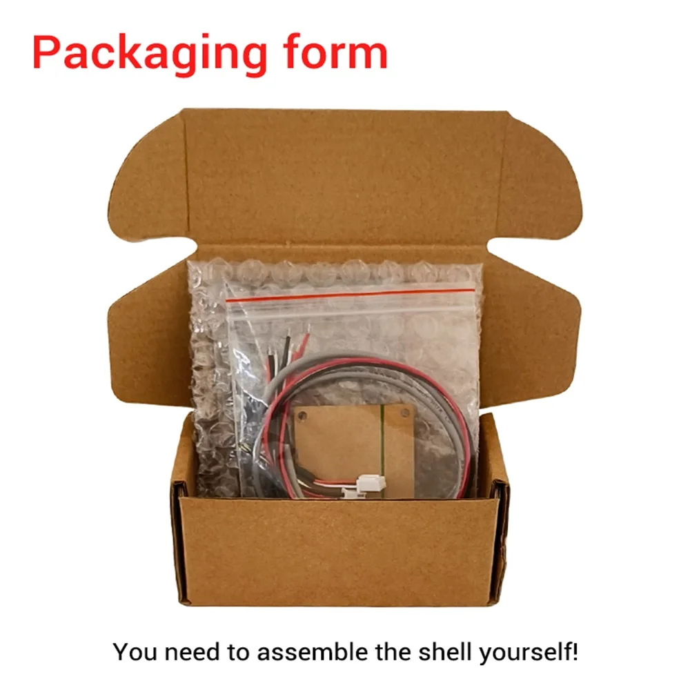 QCC3034 QCC5125 Bluetooth 5.1 Lossless Decoding Board DC 8-32V Type-C AUX APTX LDAC Onboard Antenna Decoder with Acrylic Case