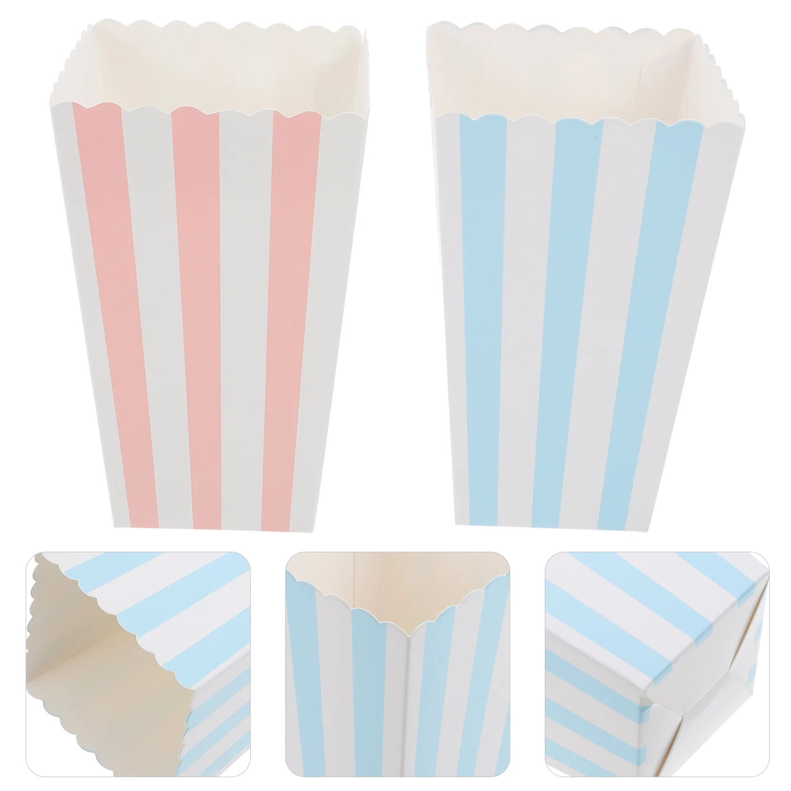 Popcorn Box Containers Party Theater Buckets Movie Boxes Snack Holders Storage Portable Carnival