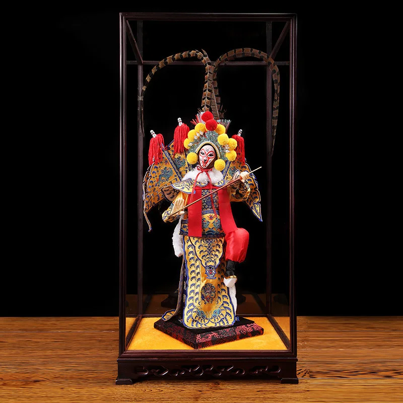 

Beijing Opera Juan People Handicraft Embroidery Chinese Style Special Foreign Affairs Gift for Foreigners Living Room Decoration