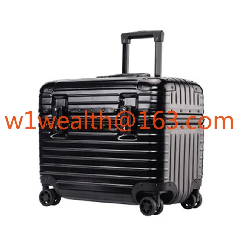 16 upper flip cover 18 photography aluminum frame trolley case universal wheel travel suitcase 20 small captain case men and