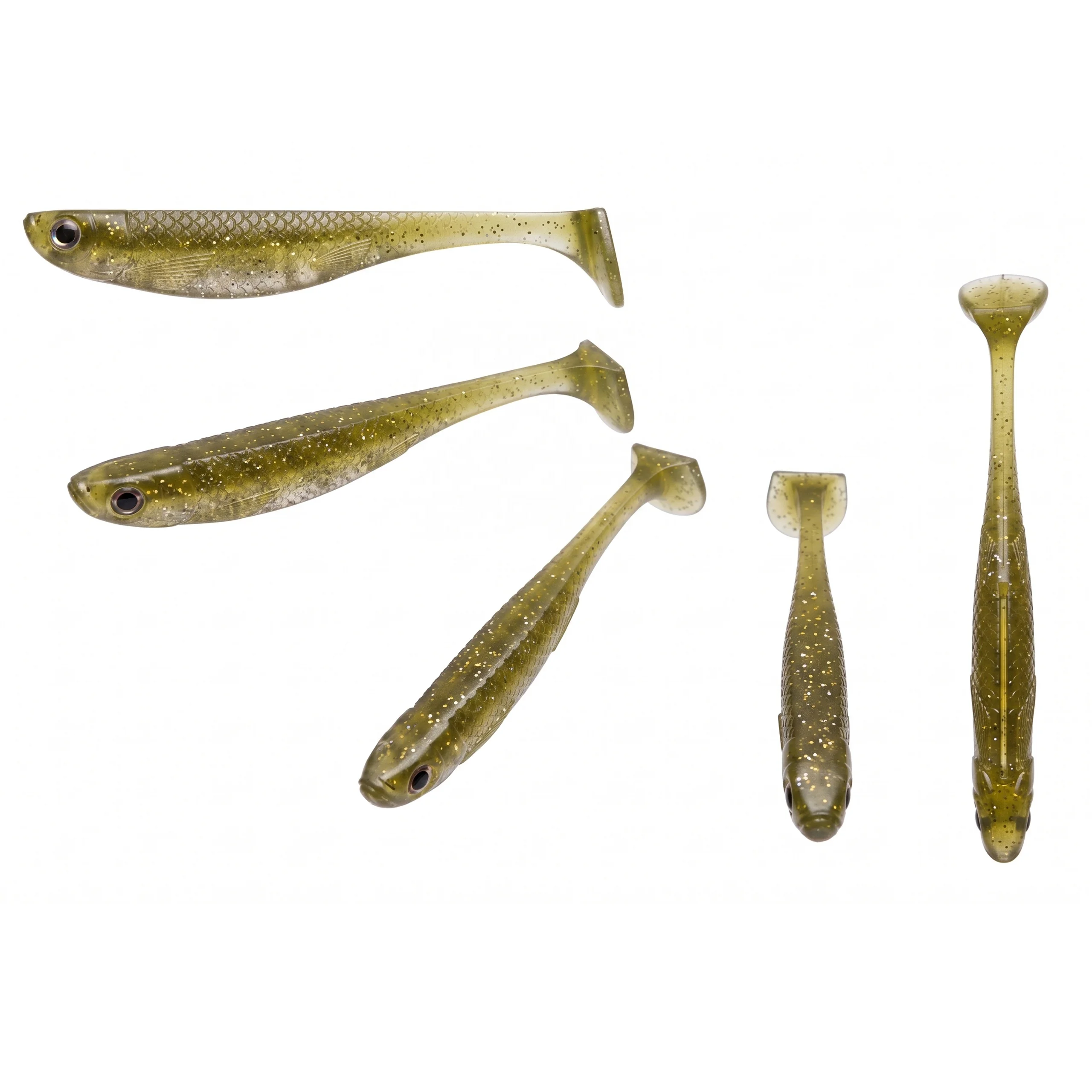 1 Cavity Open Pour T-Tail Soft Bait Mold 5 Inch Plastic PVC High Temperature Resistant 15g DIY Fishing Lure Making Mould