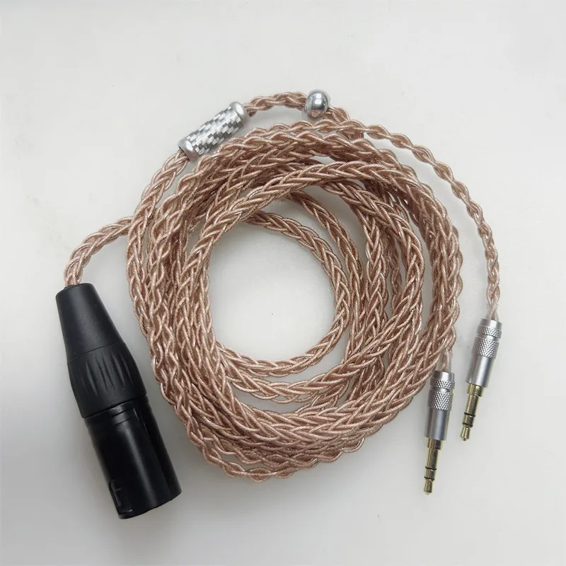 은도금 단결정 구리 와이어 소프트 케이블, 4.4mm 턴 더블 3.5mm, 24 공유