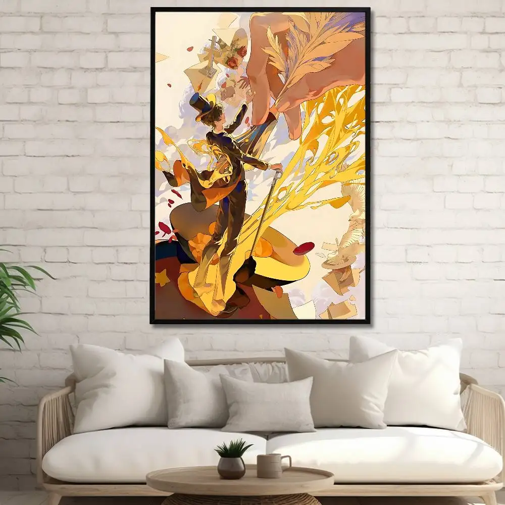 L-Lord of M-Mysteries Poster DIY Vintage Movie Poster Wall Art Painting Study Stickers Wall Painting