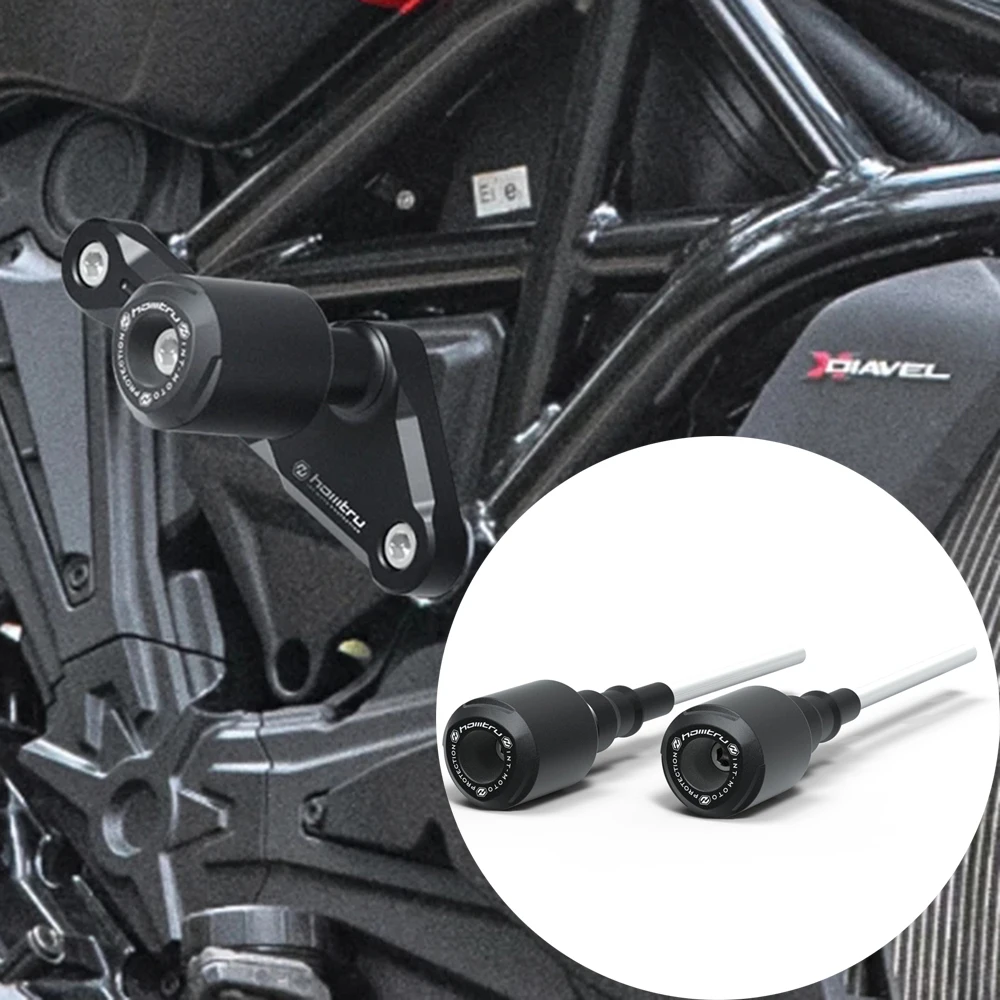 

Falling Protection Engine Crash Pads Fairing Guards Motorcycle Frame Slider For Ducati Desert X 2022-2023