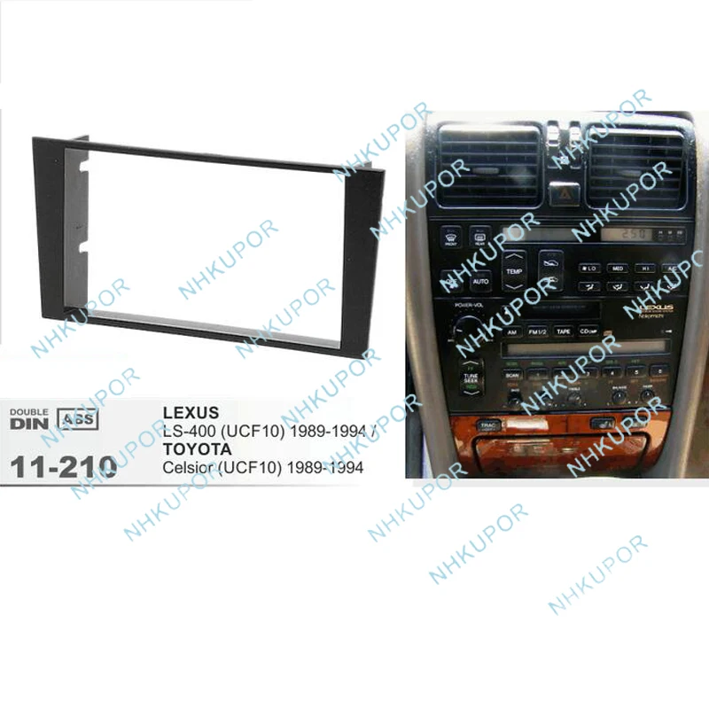 

Авторадио ремонт фасции для LEXUS LS 400 (UCF10) TOYOTA Celsior (UCF10) стереорамка приборной панели CD комплект для установки отделки