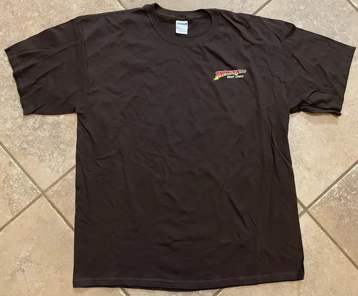 

Мужская футболка Indiana Jones Grip Crew, размер XL, коричневая, новая, без тегов