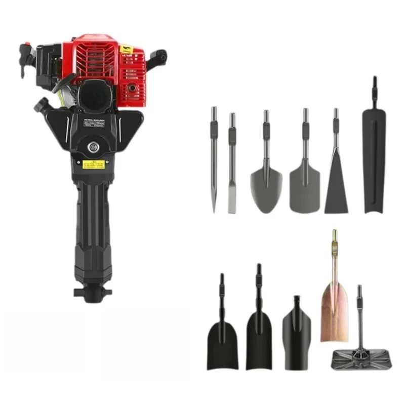 GX160 Two-Stroke Power Rock Breakin  Impact Drilling Tree Removal Root Removal Digger Ice Breaking Machine Garden Tool