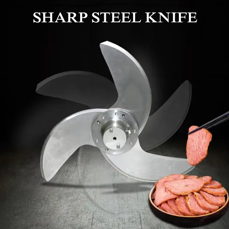 

Electric Cooked Meat Slicer Multi Functional Pig Liver Sausage Cooked Meat Slicer Cutting Machine 1-18mm Thickness Adjustable