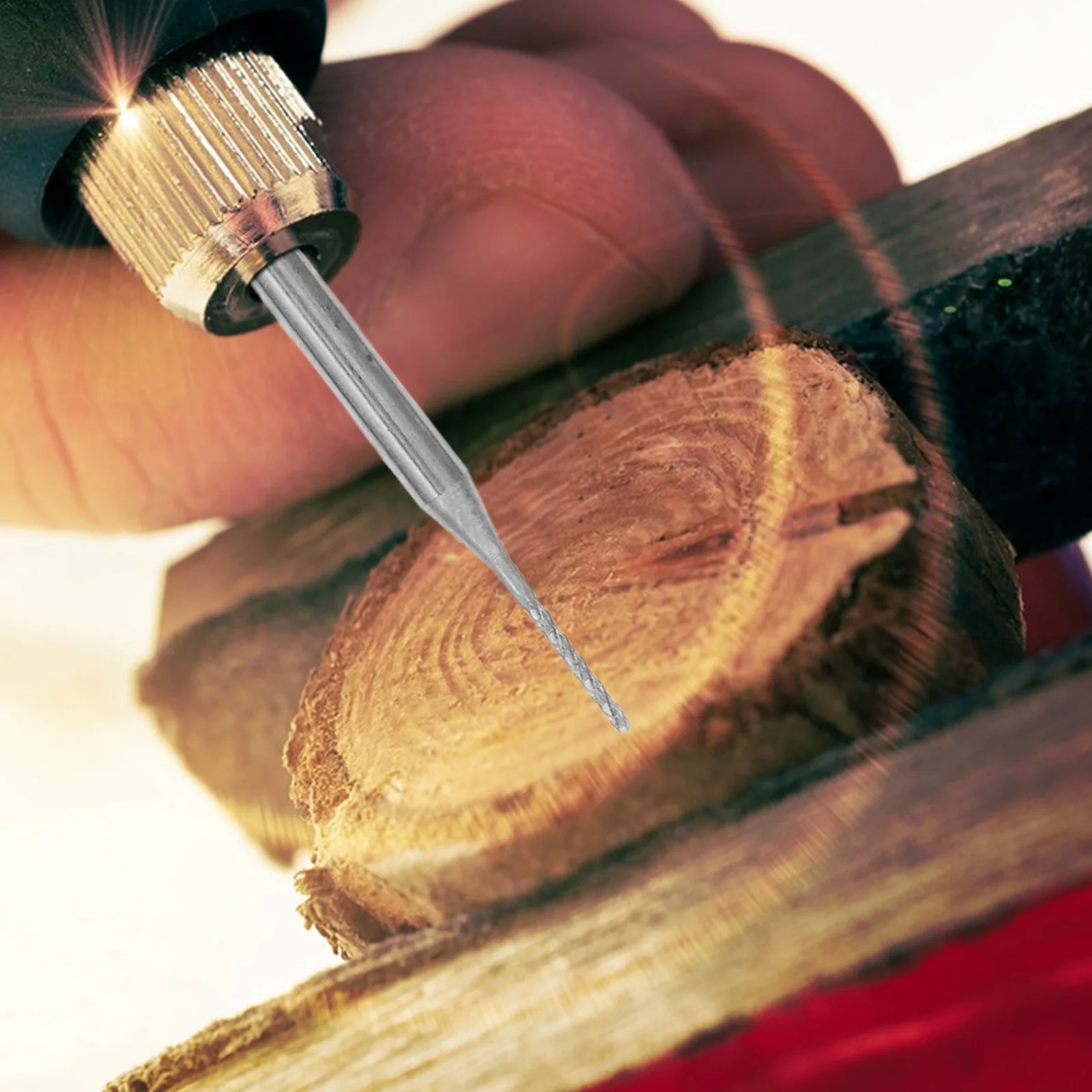 4 قطعة الدقة كربيد التنغستن أداة الحفر مجموعة للخشب حجر مجوهرات نحت نتوءات الروتاري الماس لقمة ثقب أدوات نحت #6