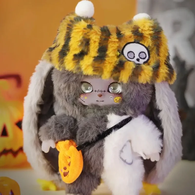 جديد حقيقي Lokiki خدعة أو علاج سلسلة الهالوين صندوق أعمى لينة أفخم اليقطين الجمجمة تحصيل لعبة ديكور المنزل هدية الهالوين