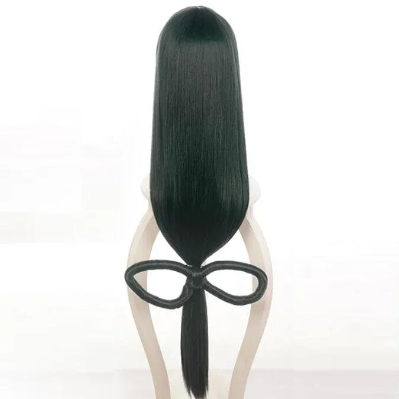 

Anime My Hero Academia Asui Tsuyu Cosplay Wig Adult Women Long Dark Blue Synthetic Hair Wigs Halloween Accessories Props