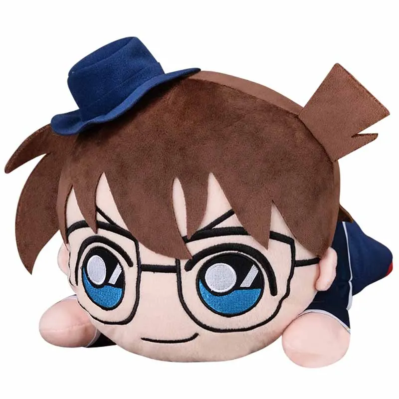 

Japan Anime Detective Conan Case Closed Edogawa Conan Shikkoku no Tokkyuu Mystery Train Big Plush Stuffed Pillow Doll Toy 40cm