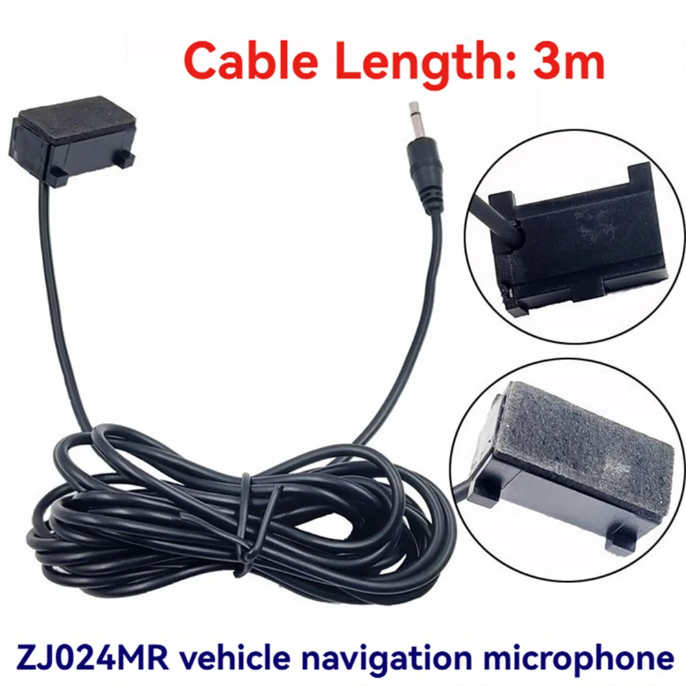 

Vehicle-Mounted GPS Navigation External Microphone High-Definition Sound Quality Intercom Vehicle Navigation Microphone Auto Kit
