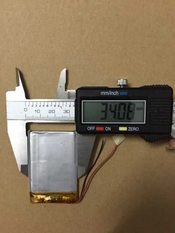 3,7V-polymeer 303450   MUZIEK Voor MEIZU3 Jie Du d680 navigatorKAART verkeersrecorder kruising