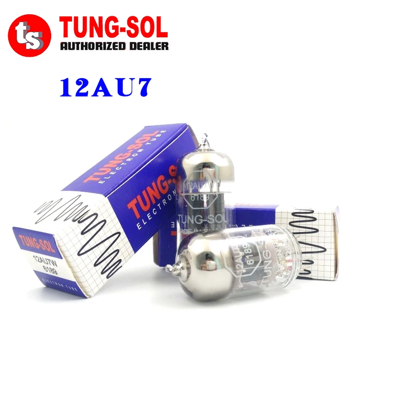 Vacuum Tube TUNG‑SOL 12AU7 ECC82 Audio Valve Replacement For LP Turntable Tube Amplifiers and Home Audio DIY Systems