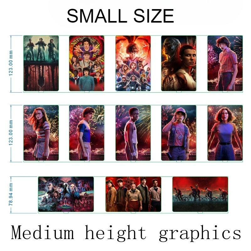 Voor Stranger Eleven Randapparatuur Acryl Stand Joyce Byers Beeldje Staande Plaat Max Mayfield Figuur Acryl Standbeeld Nancy Speelgoed