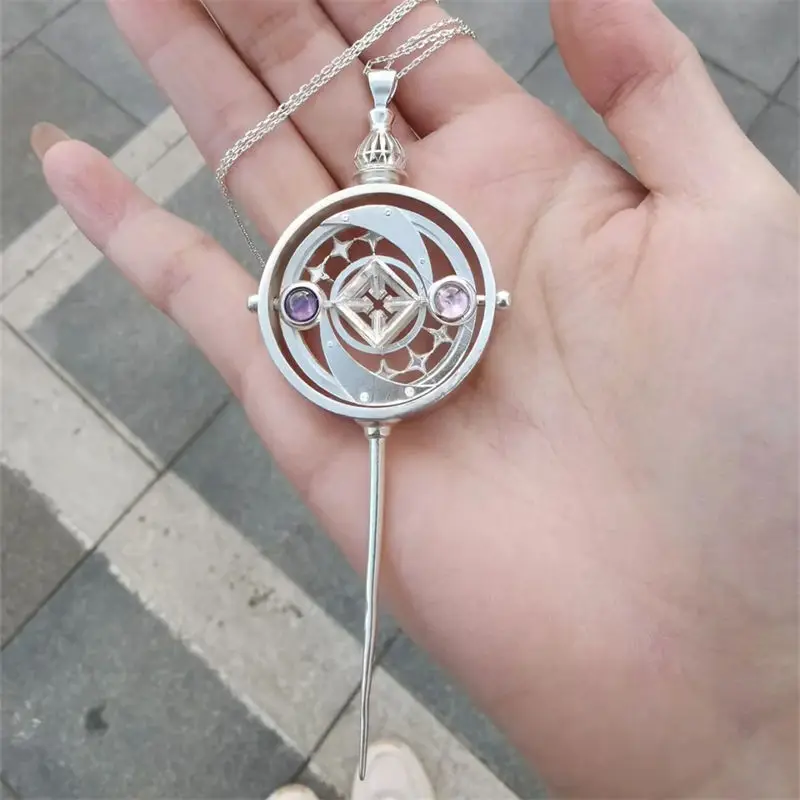

Magic Girl Small Circle Around the Flame Derivative Pendant Necklace Kaname Madoka Akemi Homura Animation.