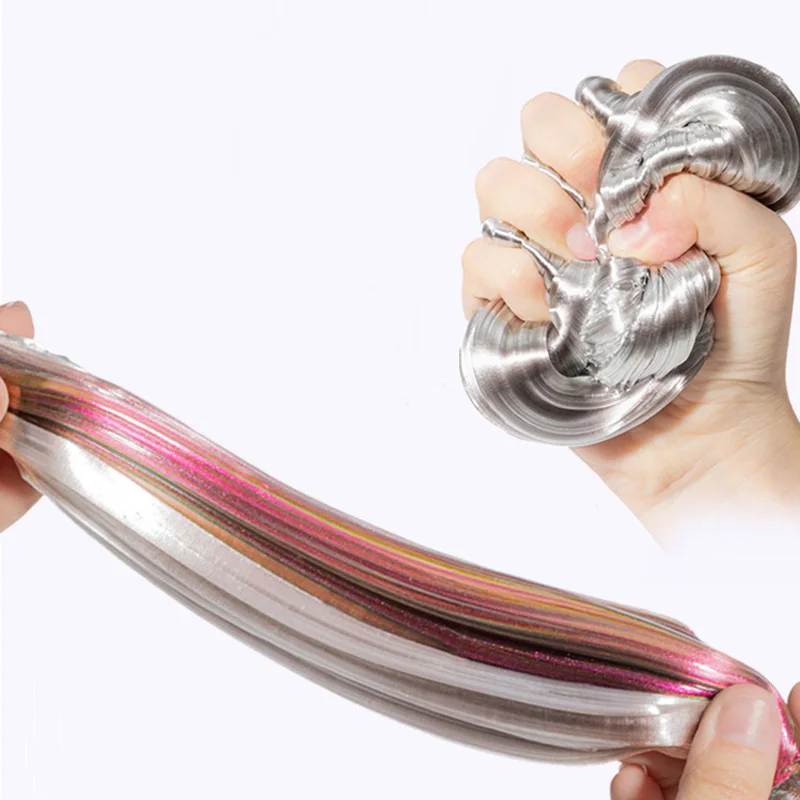 Christmas Gift, Liquid Glass Mud Repeat Play, Elastic, Brushed, Stress Relief, Colored Clay. Novelty, Knead And Decompress