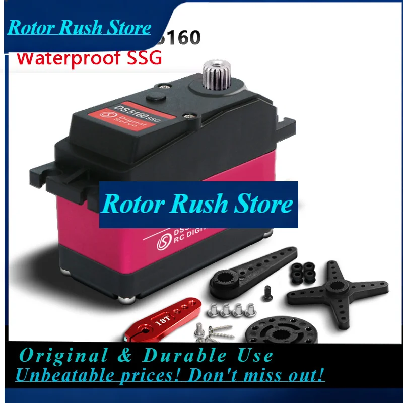 RoRuSNEW Dsservo 60Kg 80Kg 150Kg 160Kg High Torque Digital Servo Suitable For Remote Control Car Steering Robot RM 12V/24V