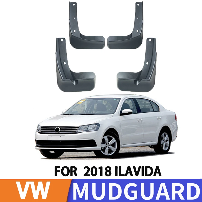 For 2018 Volkswagen Lavida PLUS Car Tire Fenders Splash Guard Front and Rear Wheel Fenders 4pcs