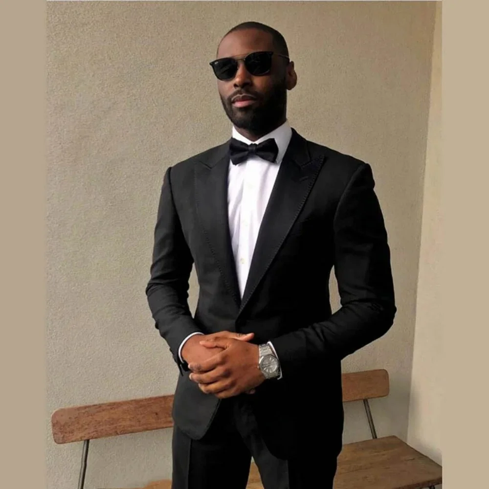 

Suit XS-6XL (Blazer+ Trousers) Men's Fashion Business Plus Size Gentleman's Casual Shirt for Work Slim-fit Wedding Formal Suit