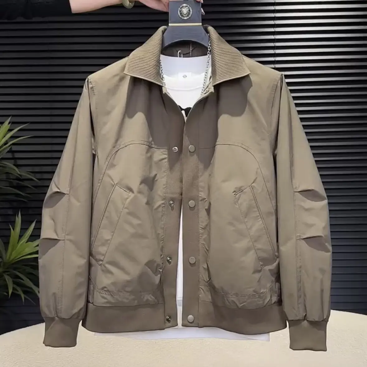 2026 Autumn/Winter New Style Fashion Casual Men's V-Neck Multi-Functional Jacket Coat