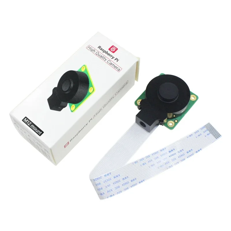 Raspberry Pi modul kamera HQ M12 Mount 12.3MP IMX477R Sensor sensitivitas tinggi mendukung untuk Pi 4B 3B + Zero W