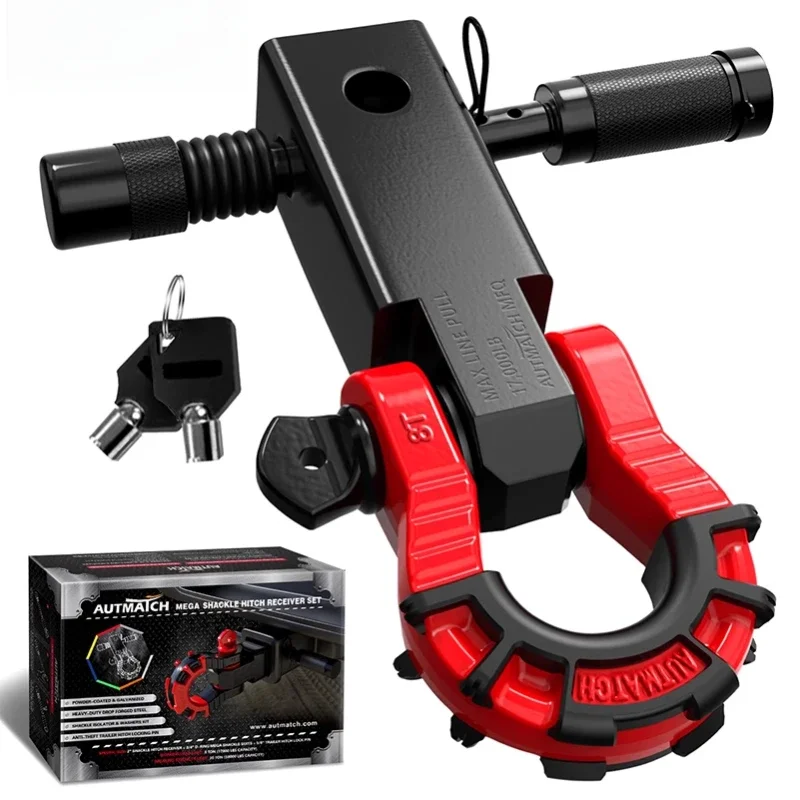 Trailer hook off-road towing rogue hook anti-collision modified tank 300 universal square port U-shaped trailer arm