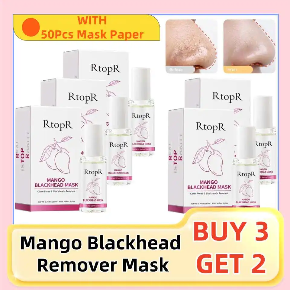 Mango Blackhead Remover Mask Deep Cleans Pores Acne Treatment Serum Peeling Off Face Mask Blackheads Essence