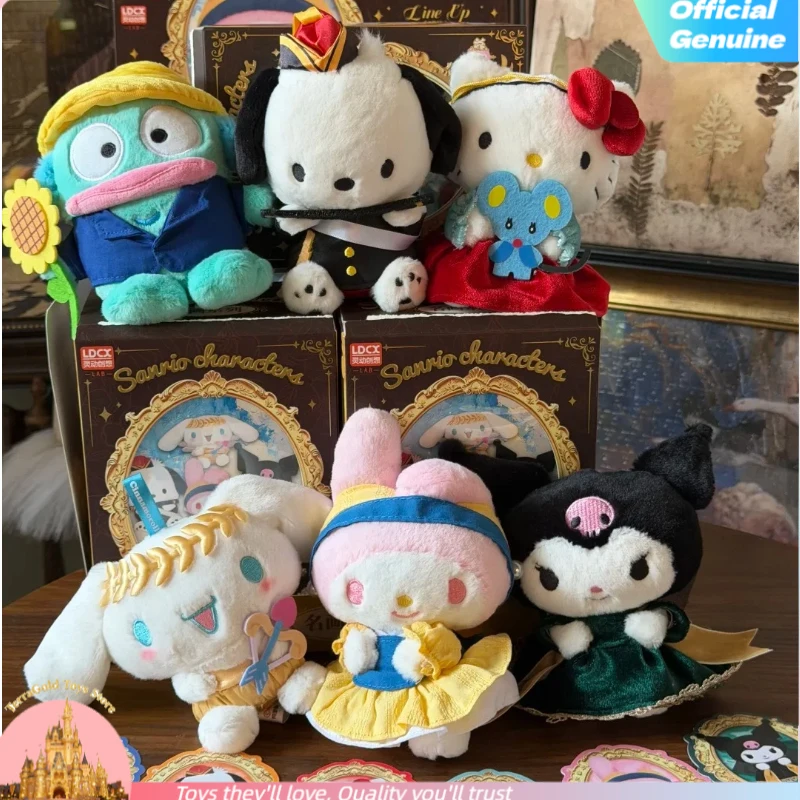 

New Authentic Sanrio Famous Painting Series Plush Kuromi My Melody Blind Box Doll Mystery Ornament Girl Bag Pendant Doll Gifts