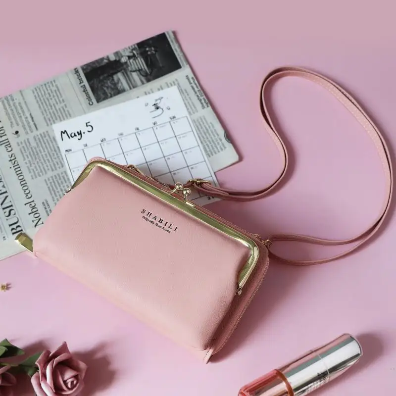 

French women's fashionable classic large capacity crossbody bag simple and multifunctional versatile mobile phone bag, wallet