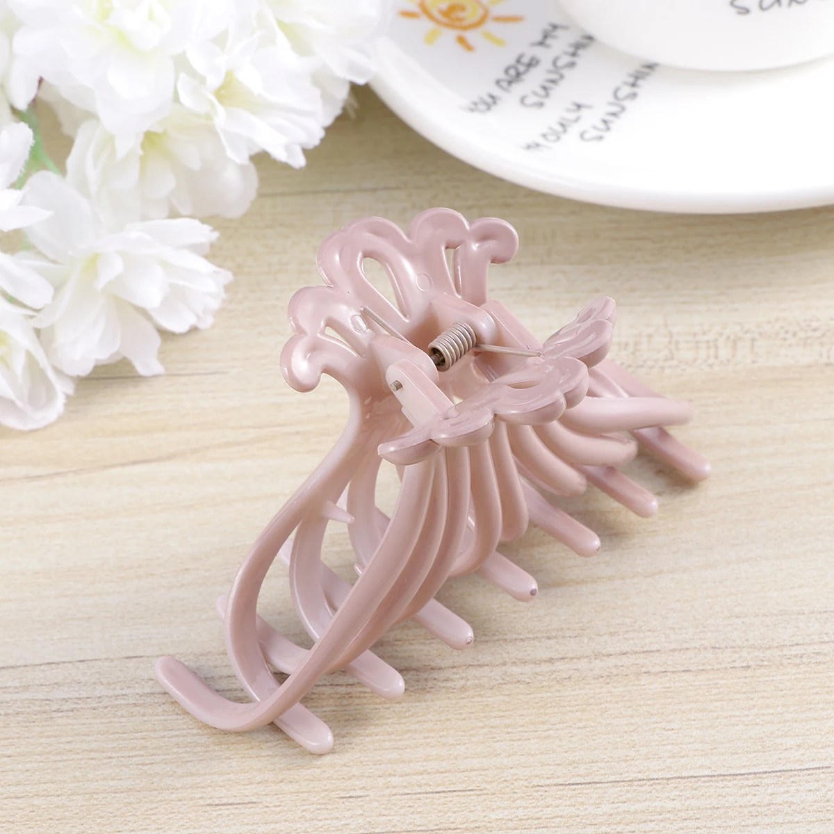 

Women Hair Clips Hair Claw Premium Non-Slip Durabledaily Wear Shower Engagement Ladies Headdress Dark Pink