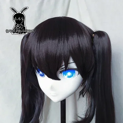 (Rabbit 28) Resin Cross Dressing Pretty Girl BJD Doll Mask Cartoon Anime BLACK ROCK SHOOTER Kigurumi Mask Cosplay