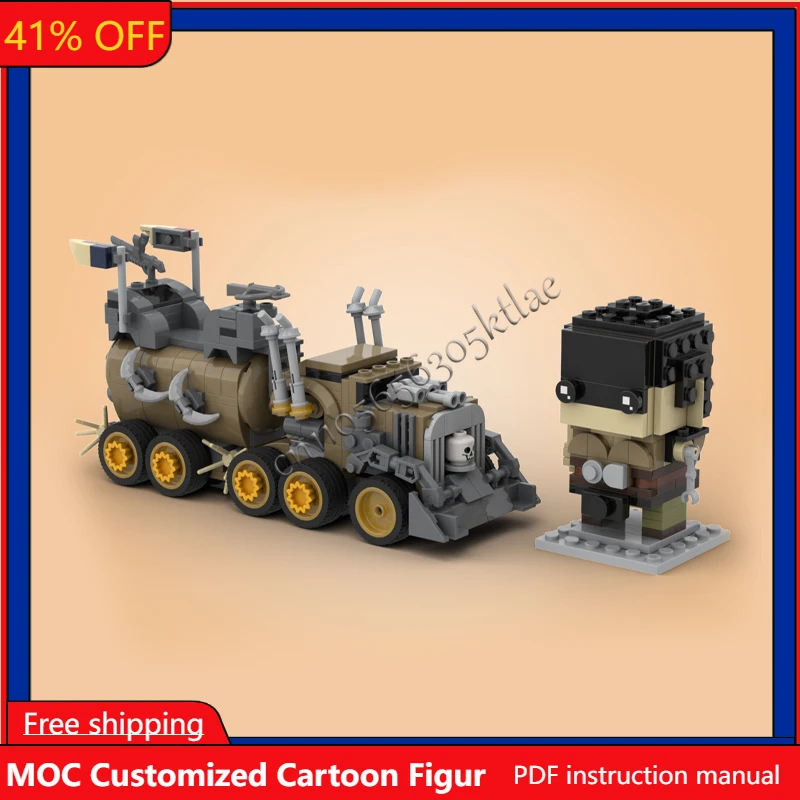 

428PCS MOC Movie Mad Max Wars Rig Bricks Model Furiosa Action Characters Creative Building Blocks Assembly Toys Birthdays Gifts