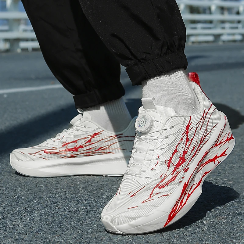 أحذية رياضية رجالية، أحذية رجالية، أحذية كاجوال، أحذية رياضية فاخرة، أحذية جري للسباق، أحذية بدون كعب عصرية قابلة للتنفس للرجال.