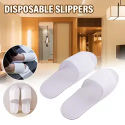 1pcs Hotel Hotel Slippers Thickened Disposable Home Hospitality Slippers Soft And Comfortable Slippers