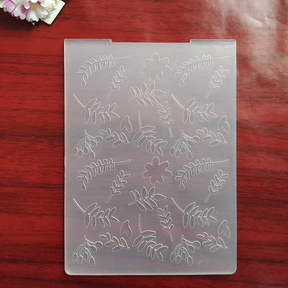 New Arrival Embossing Folder Transparent Plastic Plates Design For DIY Paper Card Decoration Embossing Cutting Dies Scrapbooking