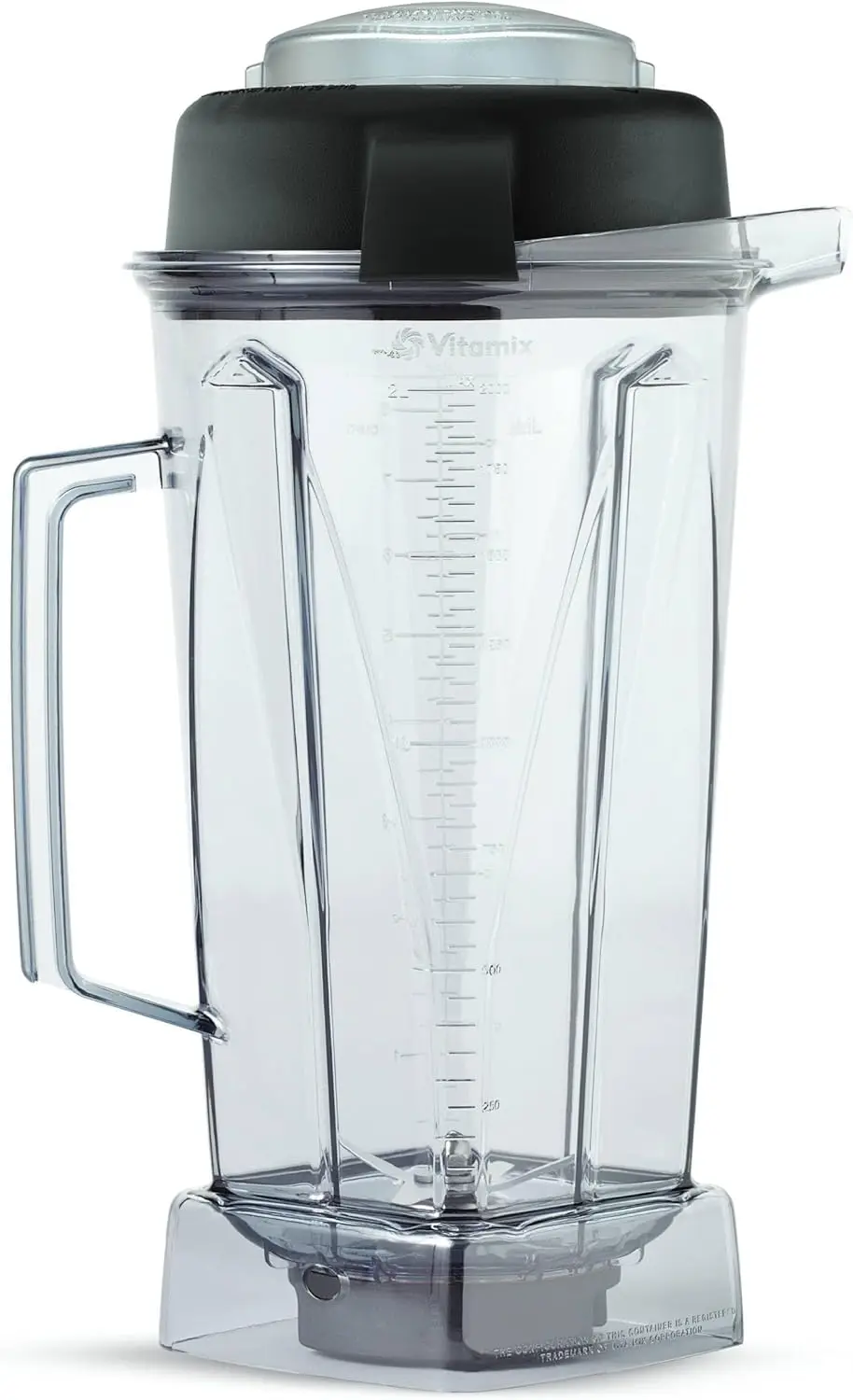 64-Ounce Clear Blender Container with Stainless Steel Blades and Drip-Free Spout