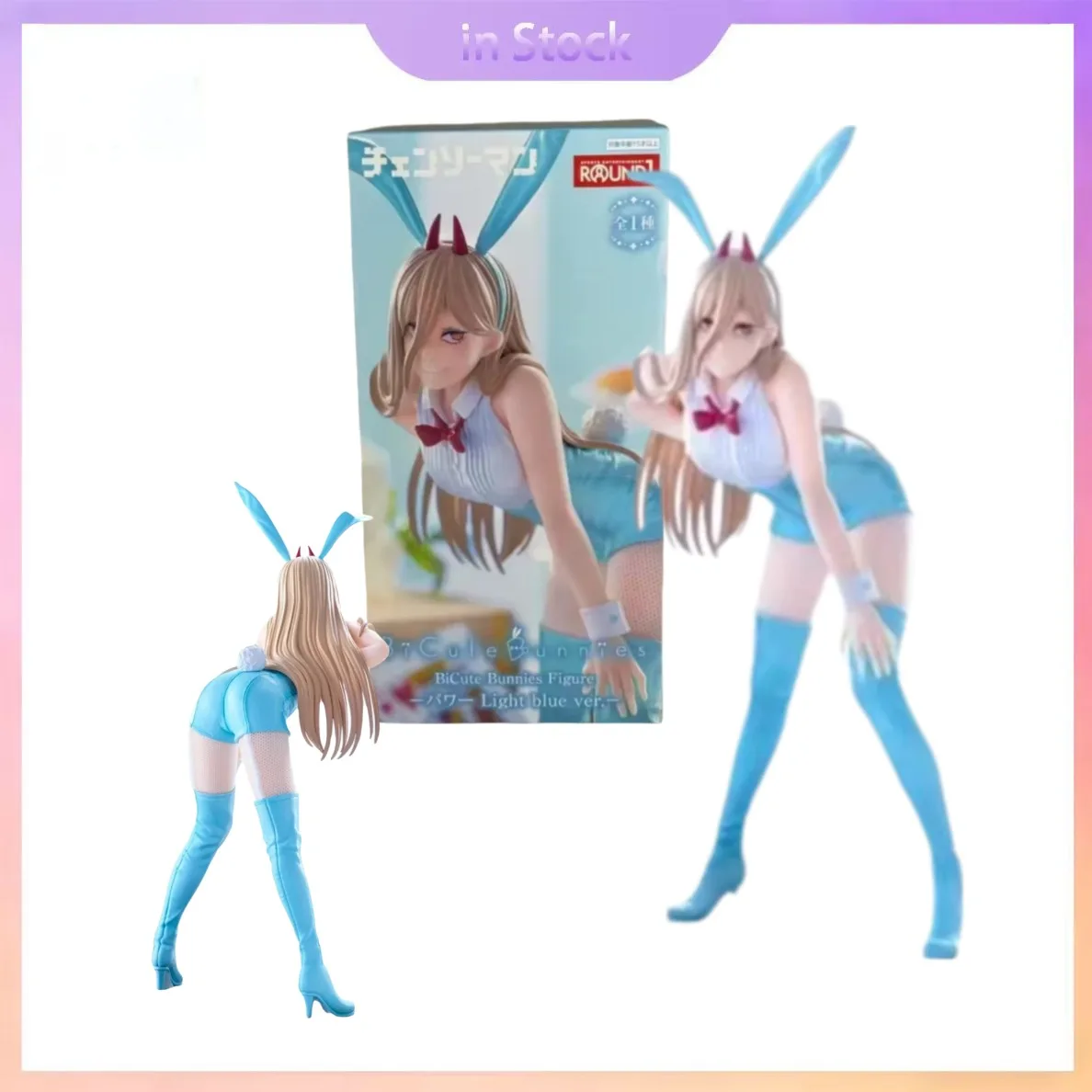 

Original Genuine In Stock FuRyu BiCute Bunnies CHAINSAW MAN POWER Anime Collection Action Figure Model Kits Gift for Boy girl