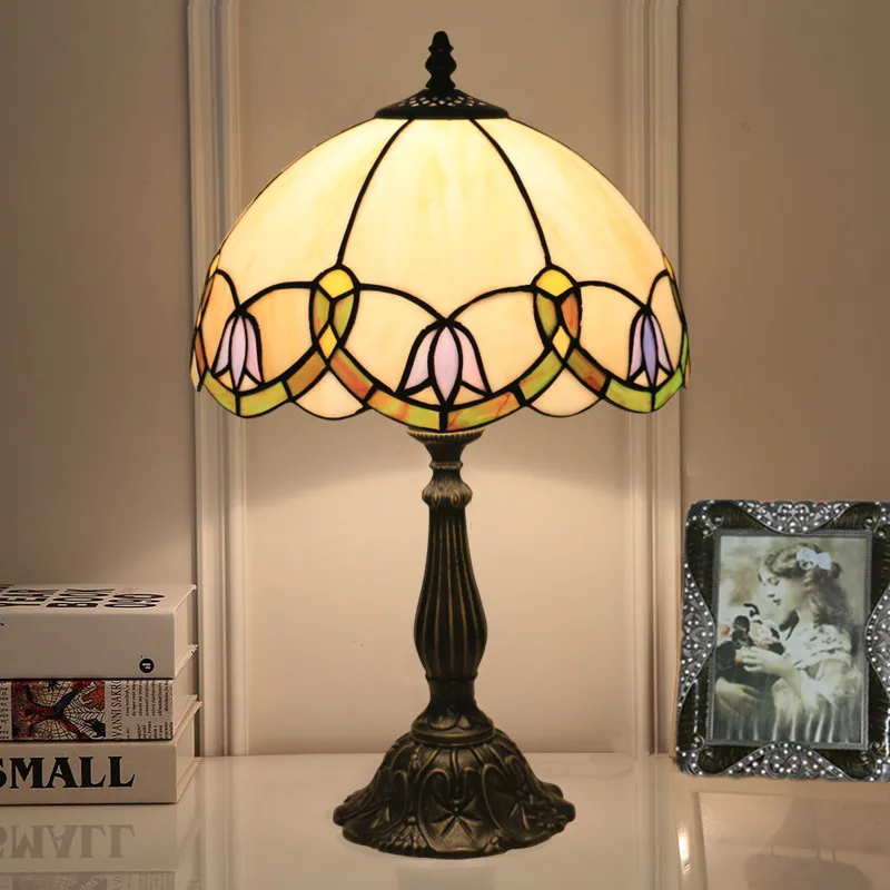 Lampa biurkowa Tiffany