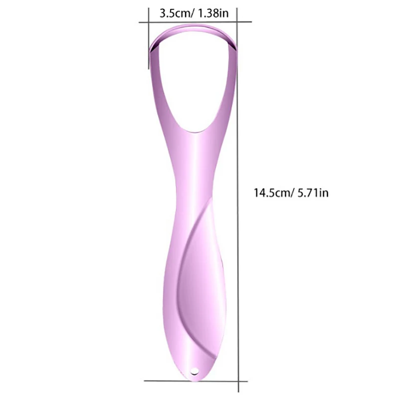 Escova de limpeza raspador de língua, remoção de mau hálito, limpeza revestida de aço inoxidável, escova de dentes, higiene oral, ferramentas de cuidados