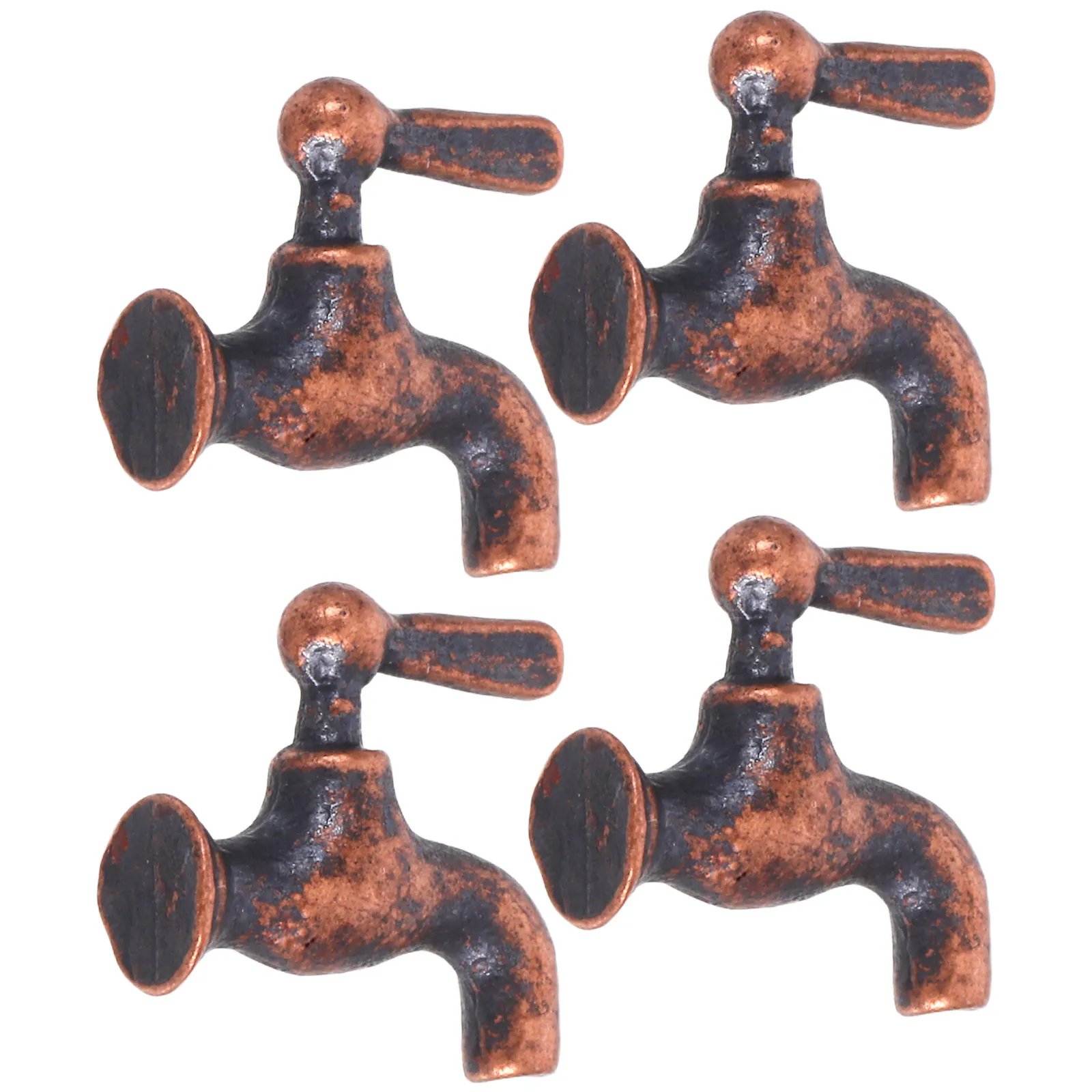 

4Pcs Miniature Water Faucet 1 12 Scale Detailed Tiny Mixer Tap for Dollhouse Kitchen Bathroom Decor Dollhouse Accessories