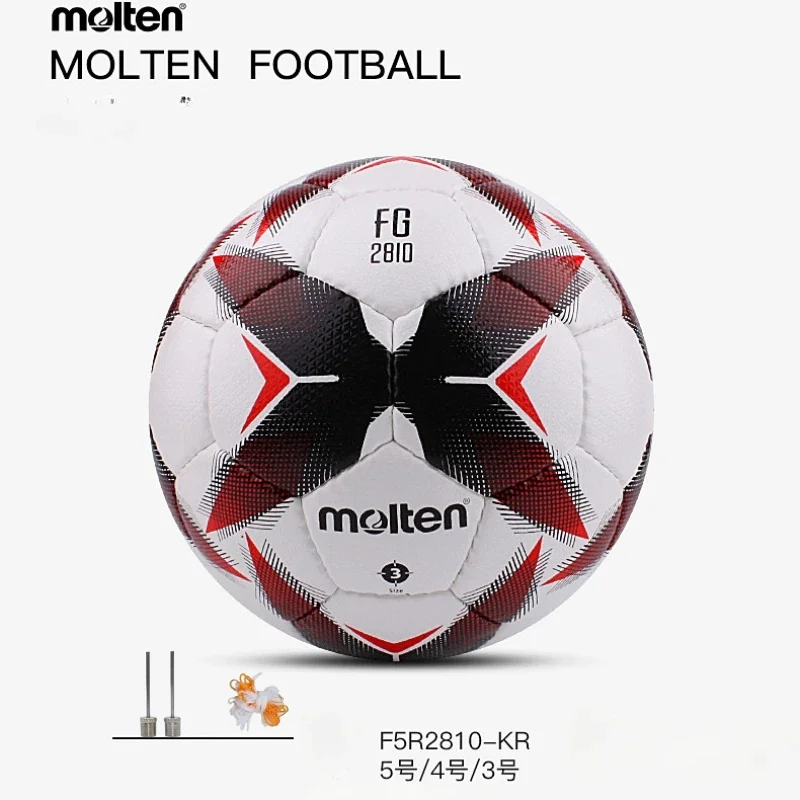 

Molten official children's football size 3, hand stitched PU soft leather wear resistant adult football training premier league