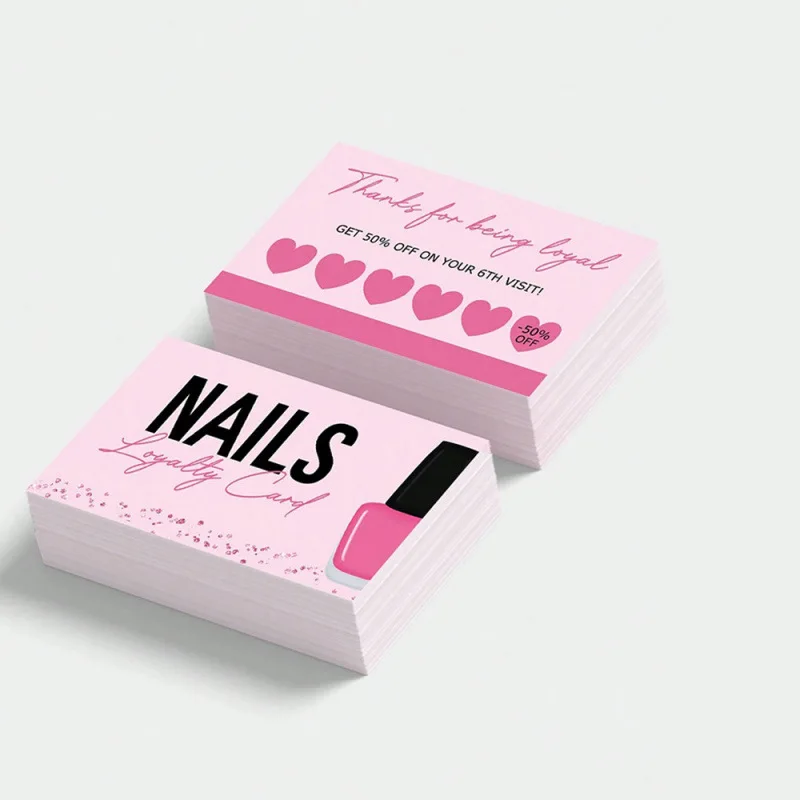 50 шт., карточки для ногтей, салон маникюра, ногти, визитные карточки, пресс для ногтей, скидки, карты лояльности, визитные карточки, аксессуары, инструменты